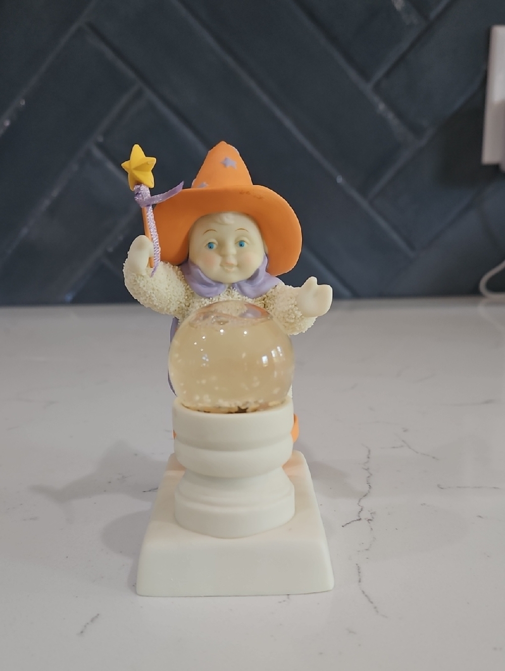 Vintage Department 56 Snowbabies "Your Future Looks Bright"